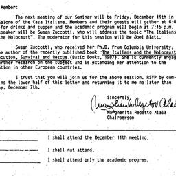 Announcements, 1987-11-23. ...