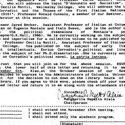Announcements, 1987-10-26. ...