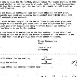 Announcements, 1980-04-25. ...