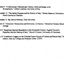 Schedules, Studies in Moder...