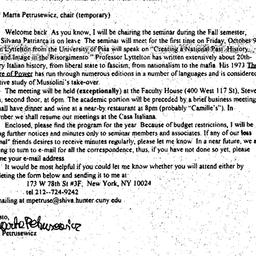 Announcements, 1998-09-11. ...