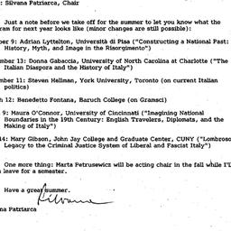 Announcements, 1999-05-20. ...