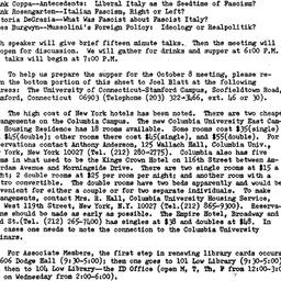 Announcements, 1982-10-08. ...