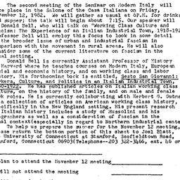 Announcements, 1982-11-12. ...
