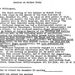 Announcements, 1982-12-10. ...