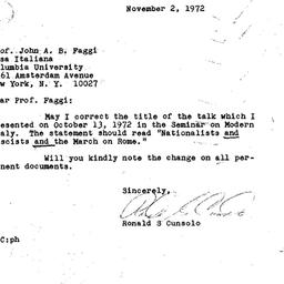 Correspondence, 1972-11-02....