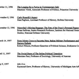 Schedules, Studies in Moder...