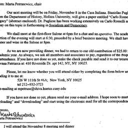 Announcements, 1996-10-18. ...