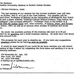 Announcements, 1997-04-22. ...