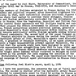 Minutes, 1986-04-04. Studie...