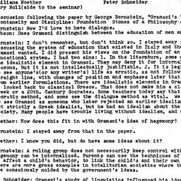Minutes, 1985-11-08. Studie...