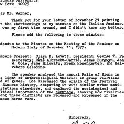 Correspondence, 1977-11-25....