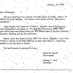 Announcements, 1978-02-24. ...