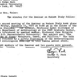 Correspondence, 1977-11-15....