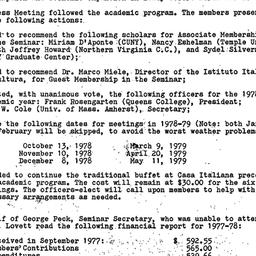 Minutes, 1978-04-14. Studie...