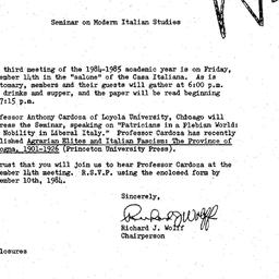 Announcements, 1984-12-14. ...