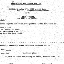 Announcements, 1975-11-17. ...