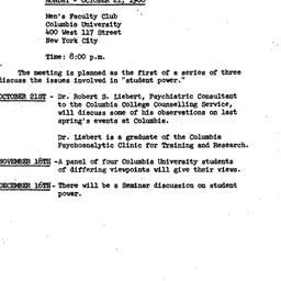 Announcements, 1968-09-25. ...