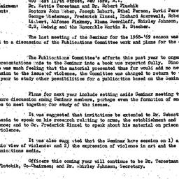 Minutes, 1969-05-19. Human ...