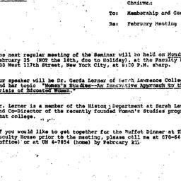 Announcements, 1974-02-25. ...
