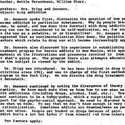 Minutes, 1974-04-22. Human ...