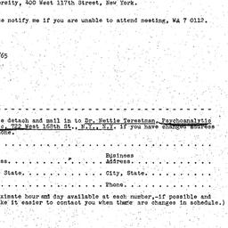 Announcements, 1965-10-08. ...