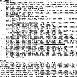 Minutes, 1966-05-17. Human ...