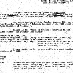 Announcements, 1965-10-04. ...