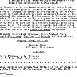 Announcements, 1982-04-27. ...