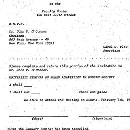 Announcements, 1977-02-07. ...