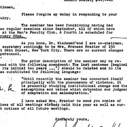 Announcements, 1971-01-28. ...