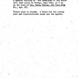Announcements, 1971-06-12. ...