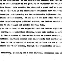 Minutes, 1970-01-19. Human ...