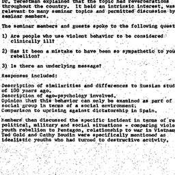 Minutes, 1970-04-27. Human ...