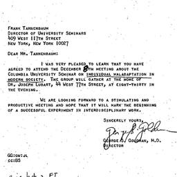 Correspondence, 1964-11-16....