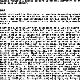 Minutes, 1965-03-15. Human ...