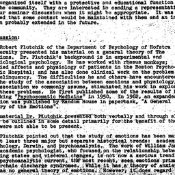 Minutes, 1965-03-01. Human ...