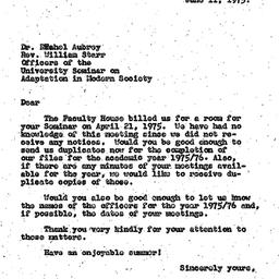 Correspondence, 1975-01-11....