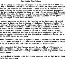 Minutes, 1968-02-19. Human ...