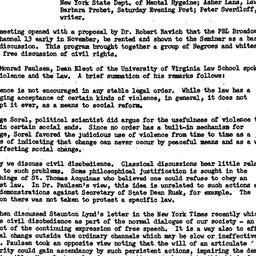 Minutes, 1967-11-20. Human ...
