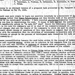 Minutes, 1968-05-20. Human ...