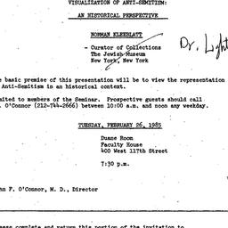 Announcements, 1985-02-26. ...