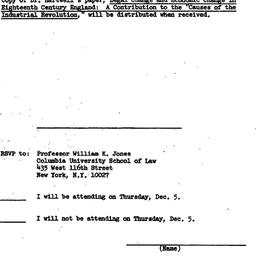 Announcements, 1973-11-14. ...