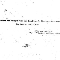 Speaker's paper, 1981-0...