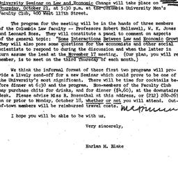 Announcements, 1971-10-21. ...