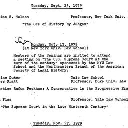 Schedules, Law and Social a...