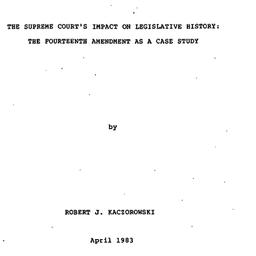 Speaker's paper, 1983-0...