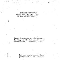 Speaker's paper, 1982-1...