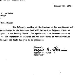 Correspondence, 1978-01-25....