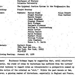 Minutes, 1977-11-30. Law an...